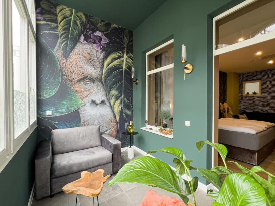 Exklusives Apartment Zoo Leipzig Buitenkant foto